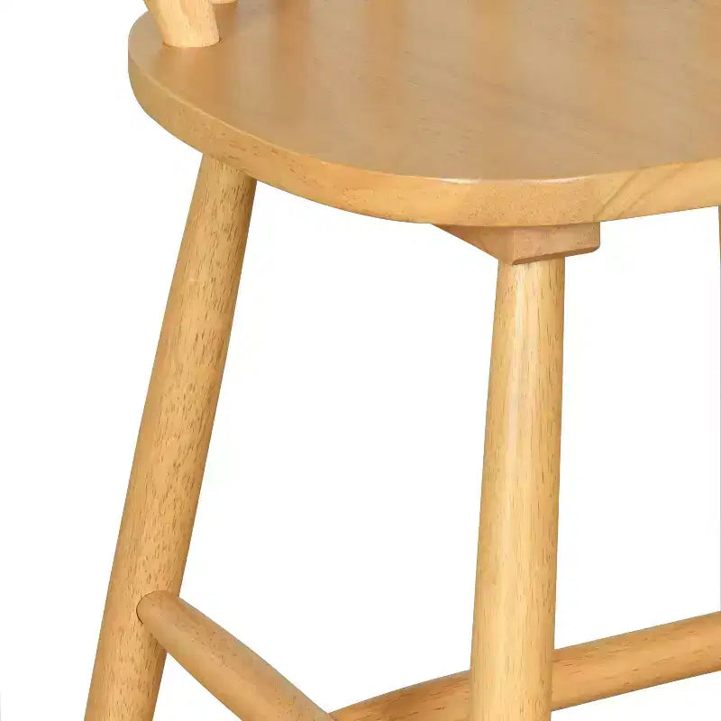 Christopher Knight Home Jafet Chaises de salle à manger sans accoudoirs à dossier haut en fuseau de ferme (Lot de 2)