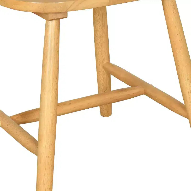 Christopher Knight Home Jafet Chaises de salle à manger sans accoudoirs à dossier haut en fuseau de ferme (Lot de 2)