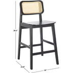 Luz Cane Counter Stool - BST1509 - Safavieh