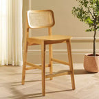 Luz Cane Counter Stool - BST1509 - Safavieh