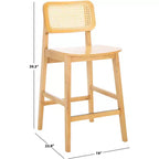 Luz Cane Counter Stool - BST1509 - Safavieh