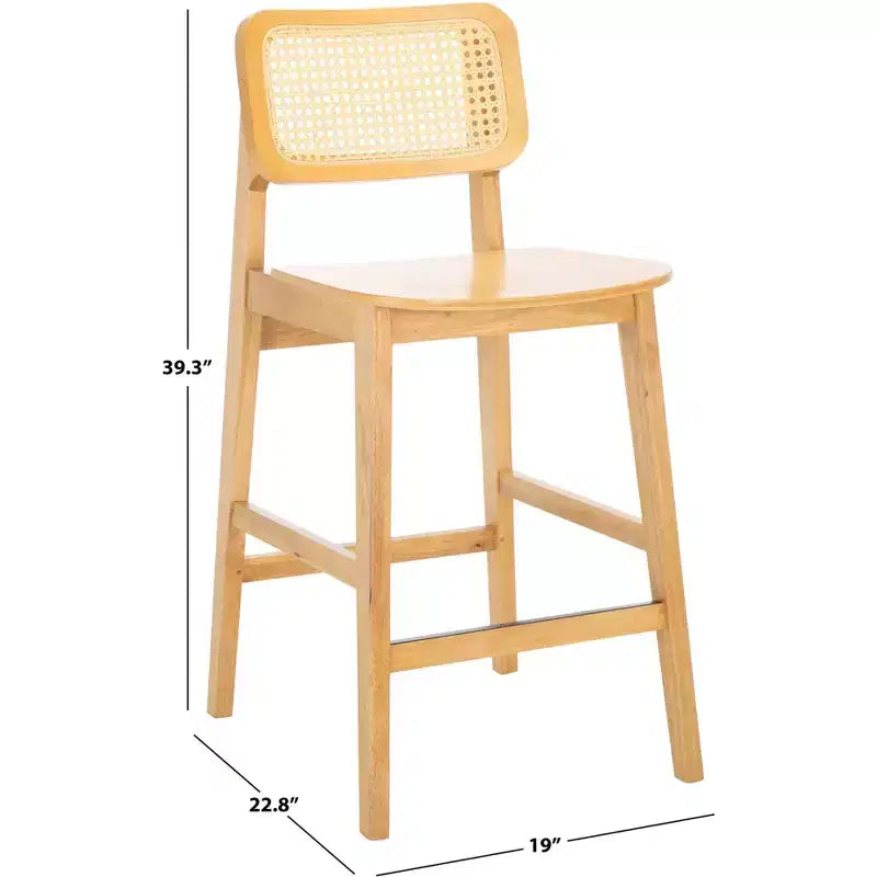 Luz Cane Counter Stool - BST1509 - Safavieh