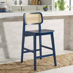 Luz Cane Counter Stool - BST1509 - Safavieh