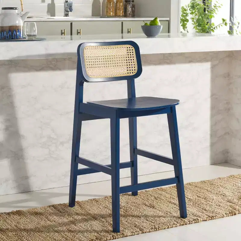 Luz Cane Counter Stool - BST1509 - Safavieh