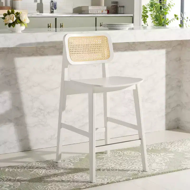 Luz Cane Counter Stool - BST1509 - Safavieh
