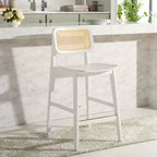 Luz Cane Counter Stool - BST1509 - Safavieh