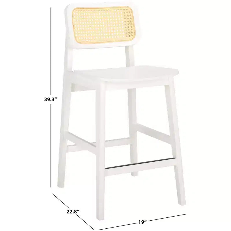 Luz Cane Counter Stool - BST1509 - Safavieh