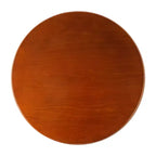 eHemco Tabouret de bar pivotant en métal avec siège en placage de bois, marron et noir, lot de 2
