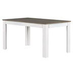 Ensemble de salle à manger 7 pièces en bois Whisen, table extensible multifonctionnelle, 12 rallonges et 2 tiroirs, 6 chaises de salle à manger