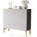 Kings Brand Furniture Armoire de rangement à 2 portes – Buffet d'appoint avec rangement pour salon, couloir, cuisine, salle à manger ou entrée