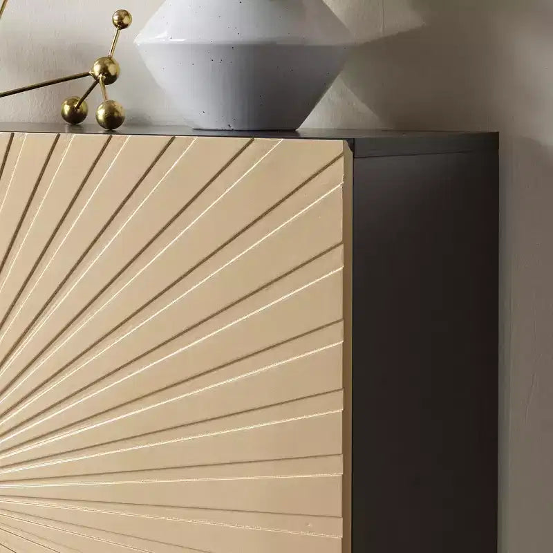 Kings Brand Furniture Armoire de rangement à 2 portes – Buffet d'appoint avec rangement pour salon, couloir, cuisine, salle à manger ou entrée
