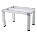 Aluminum Dunnage Rack,1000 Lb Capacity,Low Shelf for Off-Floor Storage In Restaurants,Kitchens and Grocery Stores