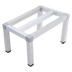 Étagère de stockage en aluminium, capacité de 450 kg, étagère basse pour le stockage hors sol dans les restaurants, les cuisines et les épiceries