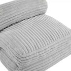 Christopher Knight Home Maegan – Pouf convertible moderne pliable en fausse fourrure avec oreiller