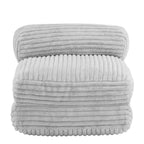 Christopher Knight Home Maegan – Pouf convertible moderne pliable en fausse fourrure avec oreiller