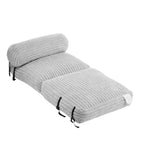 Christopher Knight Home Maegan – Pouf convertible moderne pliable en fausse fourrure avec oreiller