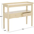 Console 1 tiroir Araminta - CNS5746A - Beige - Safavieh