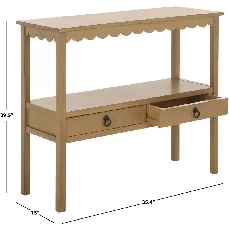 Console basse Haven à 2 tiroirs - CNS5741 -Safavieh