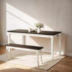 Table de salle à manger avec base en bois massif Subrtex