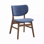Simple Relax Lot de 2 chaises d'appoint rembourrées avec dossier incurvé