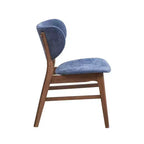 Simple Relax Lot de 2 chaises d'appoint rembourrées avec dossier incurvé