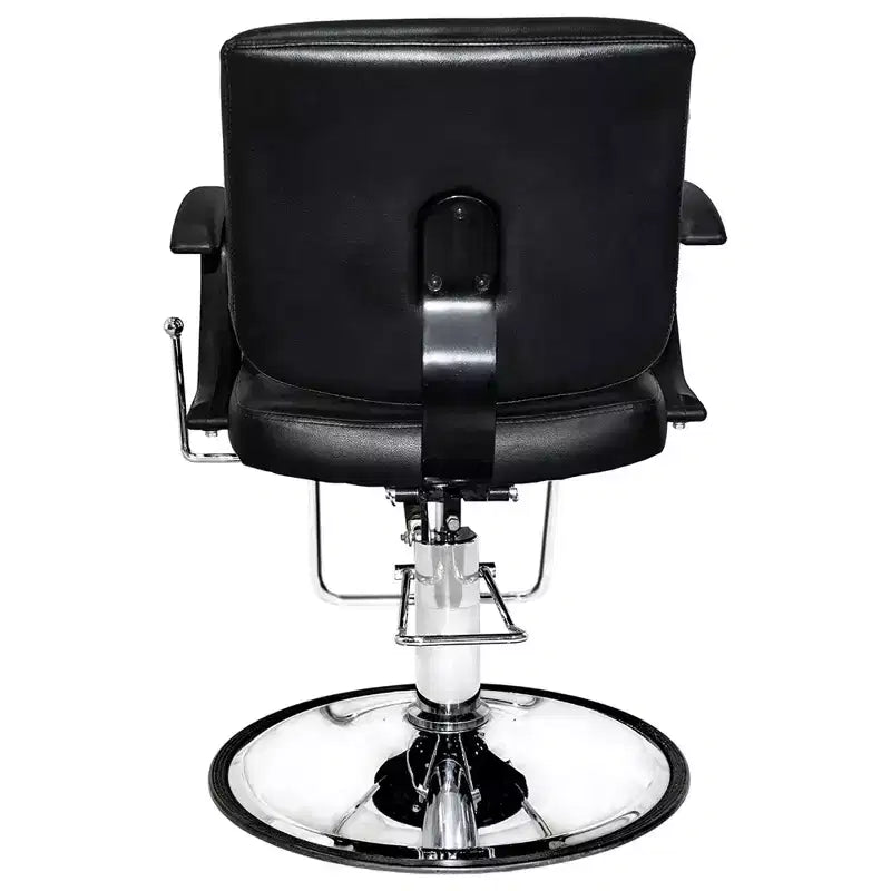 Chaises de salon PureSana Chromium (Paquet de 2), siège pivotant à 360 degrés, Kyler, Noir