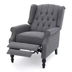 Fauteuil inclinable contemporain capitonné à dossier haut Walter de Christopher Knight Home (lot de 2)