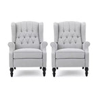 Fauteuil inclinable contemporain capitonné à dossier haut Walter de Christopher Knight Home (lot de 2)