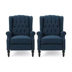 Fauteuil inclinable contemporain capitonné à dossier haut Walter de Christopher Knight Home (lot de 2)