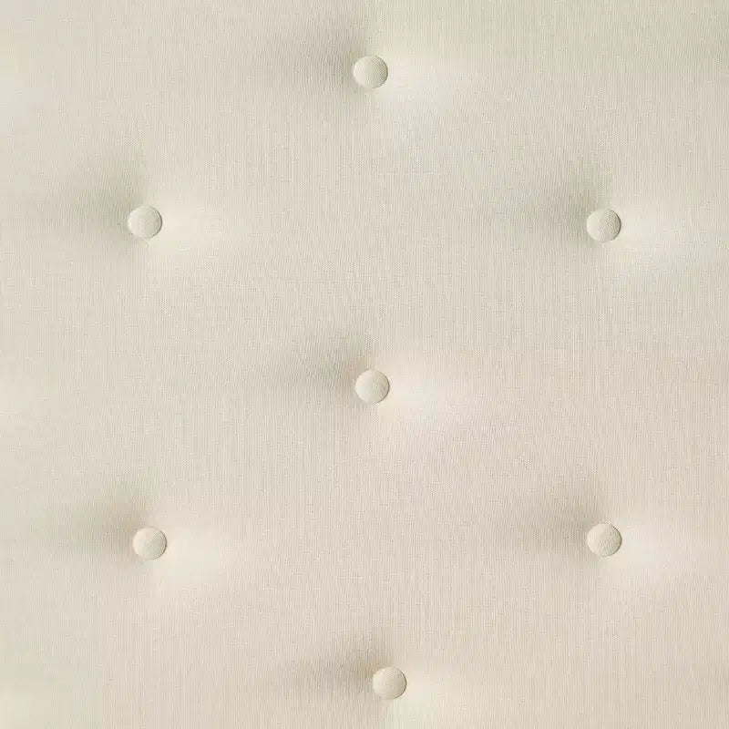 Tête de lit capitonnée double en tissu contemporain avec garniture cloutée Niamh Christopher Knight Home