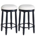 Vatros Bar Stools Set of 2 26 Counter Height Stool 360 Swivel Barstool