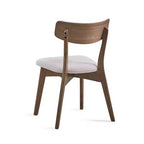 Christopher Knight Home Lara Ensemble de salle à manger 7 pièces en hévéa et tissu, style moderne du milieu du siècle