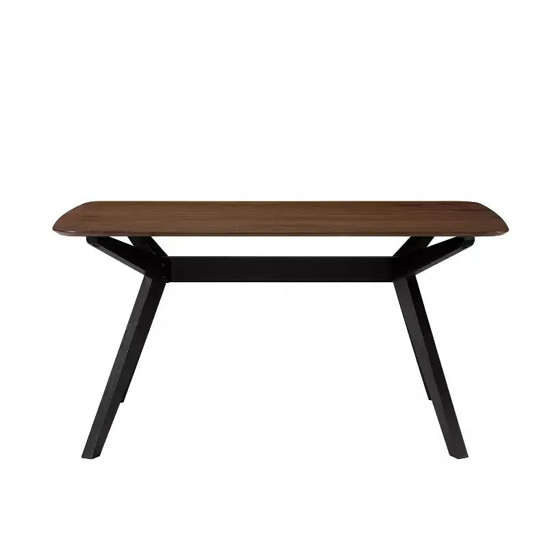 Christopher Knight Home Lara Ensemble de salle à manger 7 pièces en hévéa et tissu, style moderne du milieu du siècle