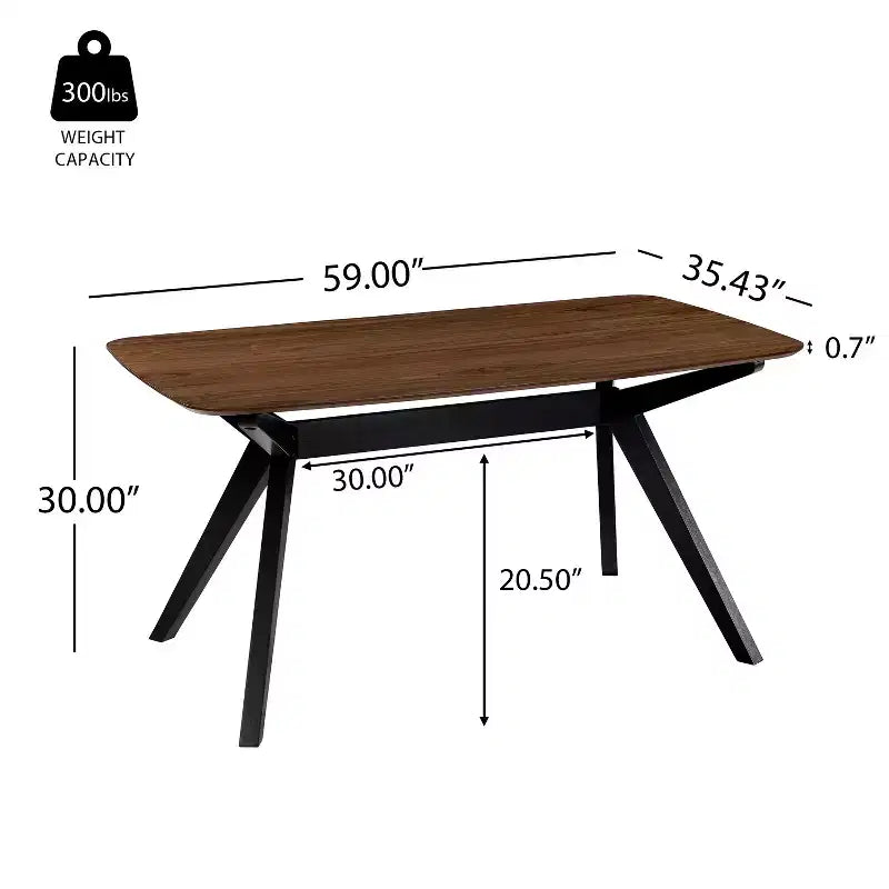 Christopher Knight Home Latisha 7 Piece Mid-Century Modern Rubberwood Upholstered Dining Set