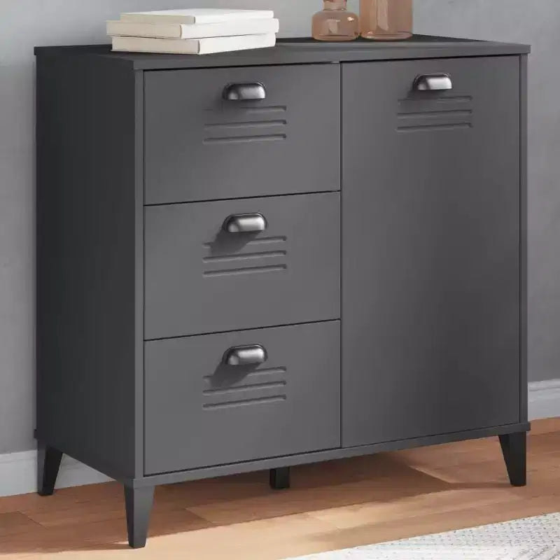 vidaXL Buffet Meuble de Rangement Salon Bois Massif de Pin