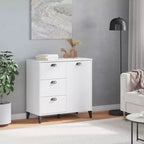 vidaXL Buffet Meuble de Rangement Salon Bois Massif de Pin