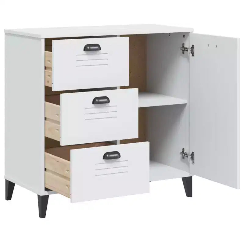 vidaXL Buffet Meuble de Rangement Salon Bois Massif de Pin