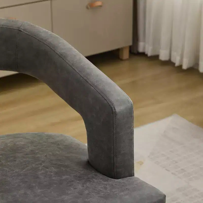 Chaises de salle à manger Vatros Modern Barrel rembourrées pour salle à manger