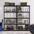 Étagères de rangement à 5 niveaux pour garage, Étagères industrielles métalliques/Étagères de rangement pour le désordre, Étagères de rangement pour placard, Garage, Cuisine, Sous-sol, Buanderie