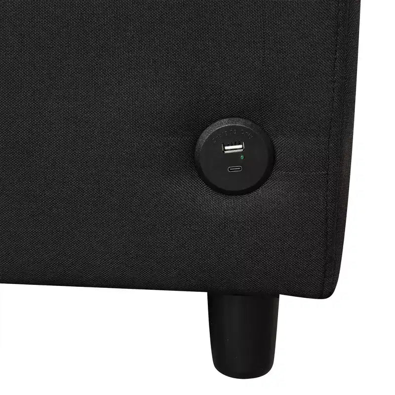 57,9 Orisfur Canapé-lit convertible avec matelas en mousse à mémoire de forme et ports USB – Causeuse convertible pour petits espaces
