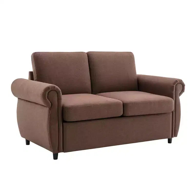 57,9 Orisfur Canapé-lit convertible avec matelas en mousse à mémoire de forme et ports USB – Causeuse convertible pour petits espaces