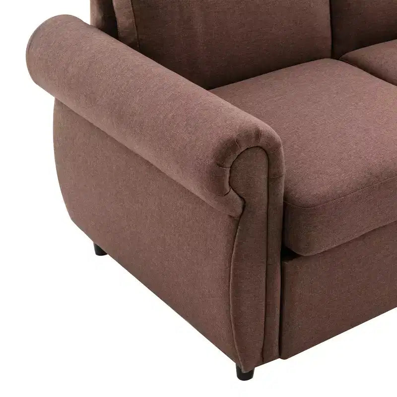 57,9 Orisfur Canapé-lit convertible avec matelas en mousse à mémoire de forme et ports USB – Causeuse convertible pour petits espaces