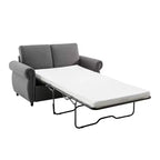 57,9 Orisfur Canapé-lit convertible avec matelas en mousse à mémoire de forme et ports USB – Causeuse convertible pour petits espaces
