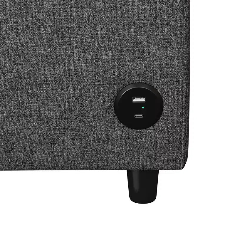 57,9 Orisfur Canapé-lit convertible avec matelas en mousse à mémoire de forme et ports USB – Causeuse convertible pour petits espaces