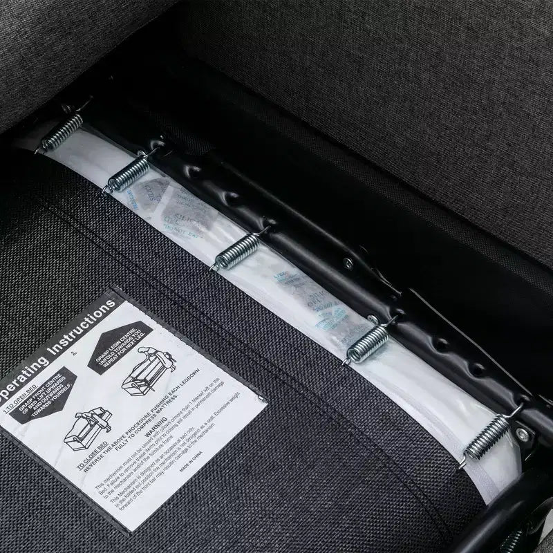 57,9 Orisfur Canapé-lit convertible avec matelas en mousse à mémoire de forme et ports USB – Causeuse convertible pour petits espaces