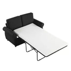 57,9 Orisfur Canapé-lit convertible avec matelas en mousse à mémoire de forme et ports USB – Causeuse convertible pour petits espaces