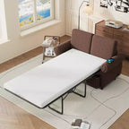 57,9 Orisfur Canapé-lit convertible avec matelas en mousse à mémoire de forme et ports USB – Causeuse convertible pour petits espaces