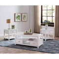 Kings Brand Furniture Willard 3-Piece Wood Storage Occasional Table Set with Coffee Table and End Tables, Multiple Finishes Available