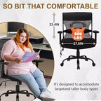 Chaise de bureau BestMassage Grande Taille avec Assise Large et Support Lombaire