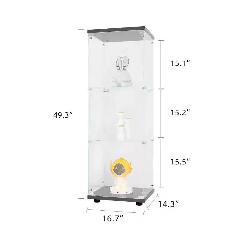 Vitrine en verre Vatros pour salon